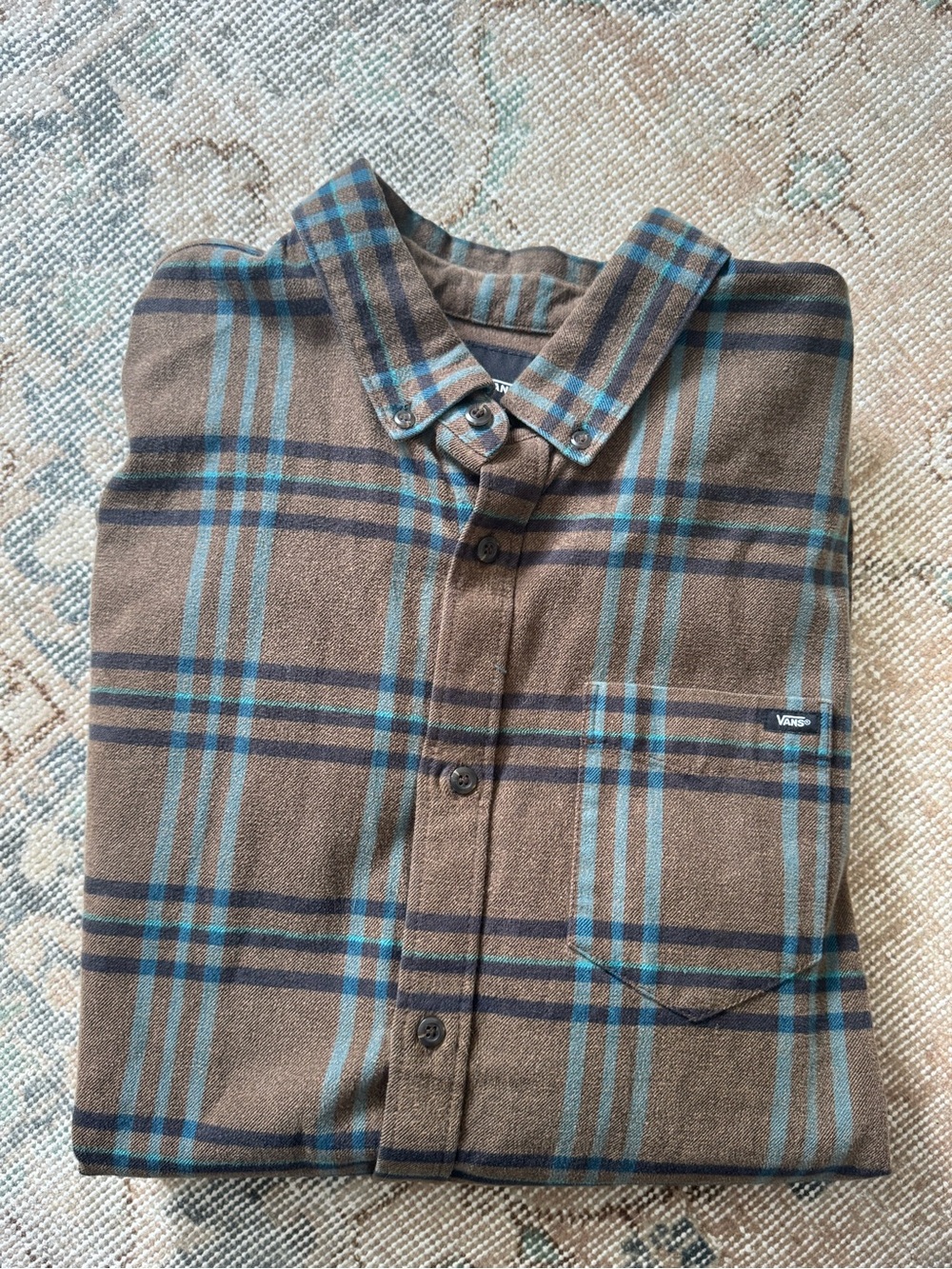 Vans Heavyweight Cotton Long Sleeve Button Down